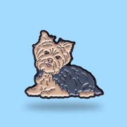 Pin Yorkshire Terrier metalowy przypinka piesek | Paw Generation