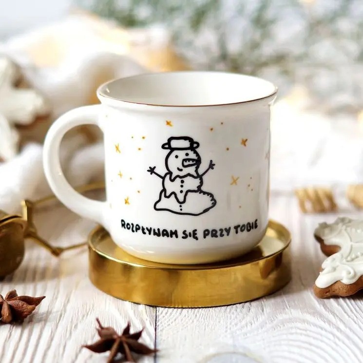 Świąteczny Kubek z Bałwankiem