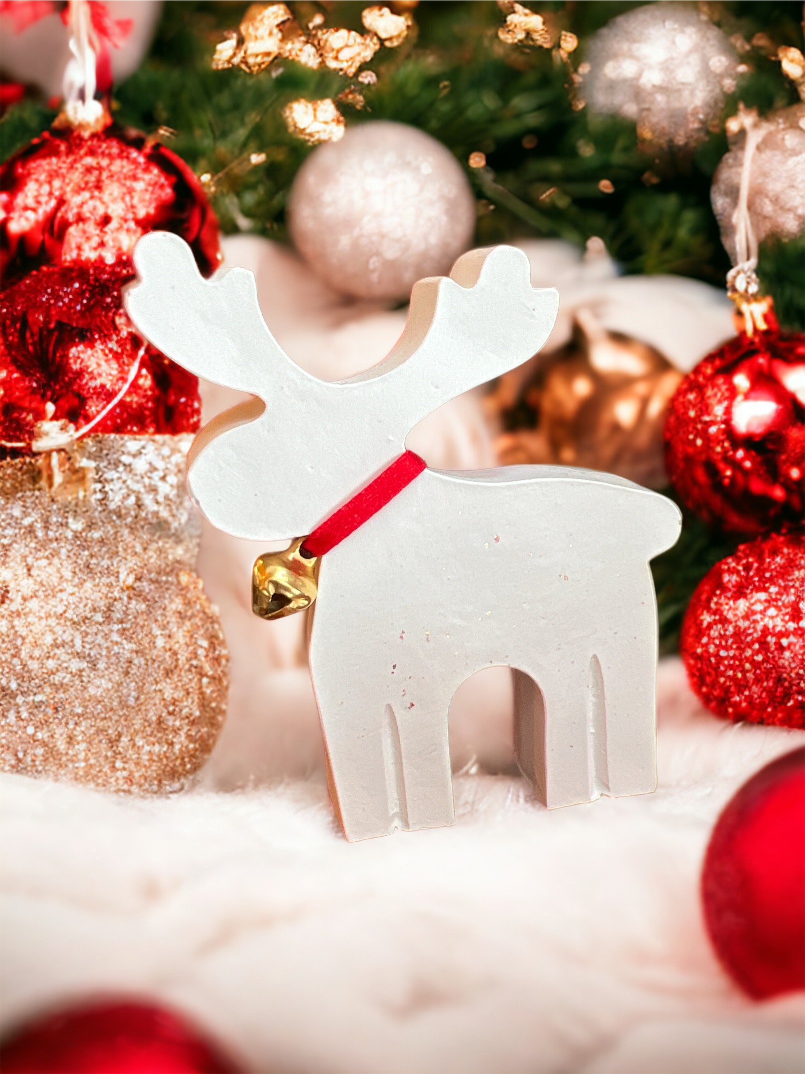 Dekoracja świąteczna Yuletide Reindeer | hola.yeso