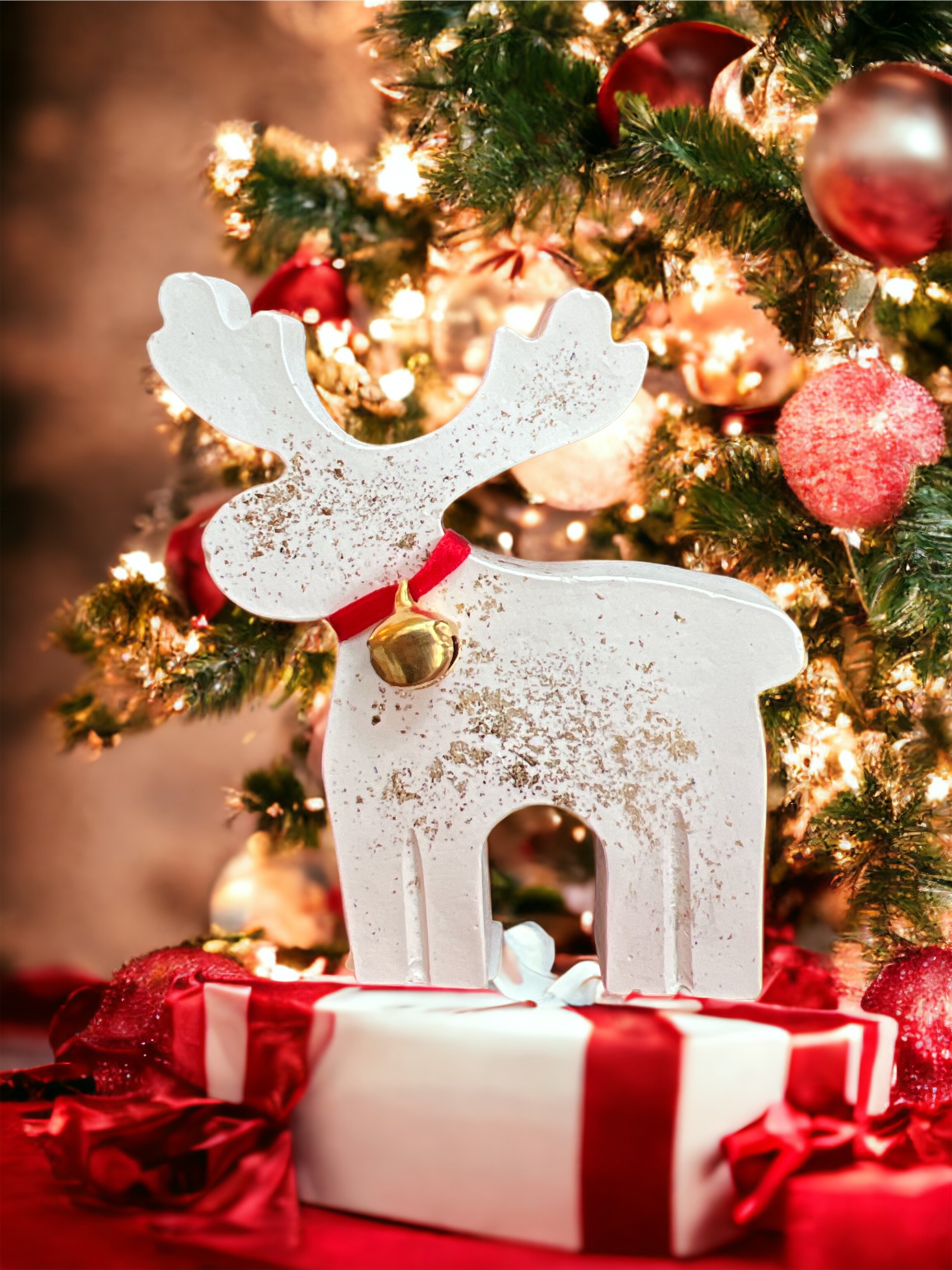 Dekoracja świąteczna Christmas Reindeer | hola.yeso