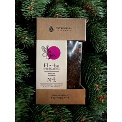 Herbata SPOD SPADOWCA Nº4 – czarna z rokitnikiem i maliną | 100 g, Tatrzańska Spiżarnia