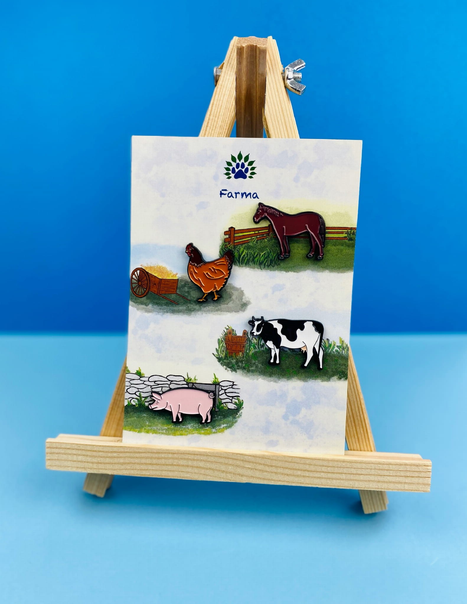 Pin Koń | Minimalistyczny symbol wolności | 3,2 cm | Paw Generation