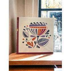 Kwiat kartka autorska Ilustrownik