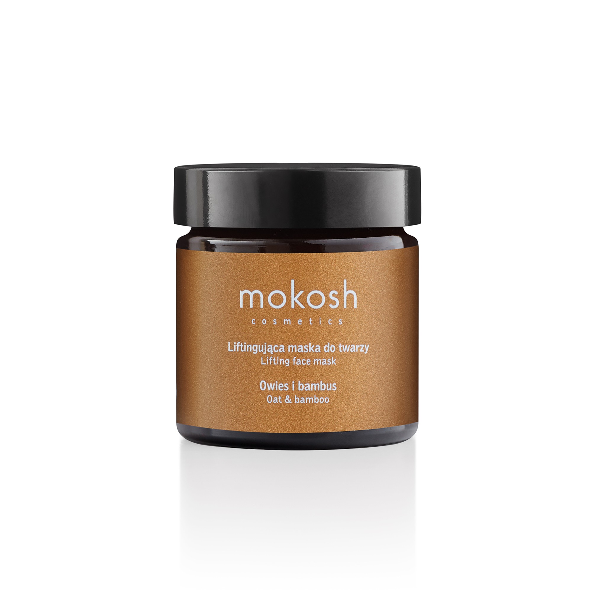 Liftingująca maska do twarzy Owies i bambus | 60ml | Mokosh