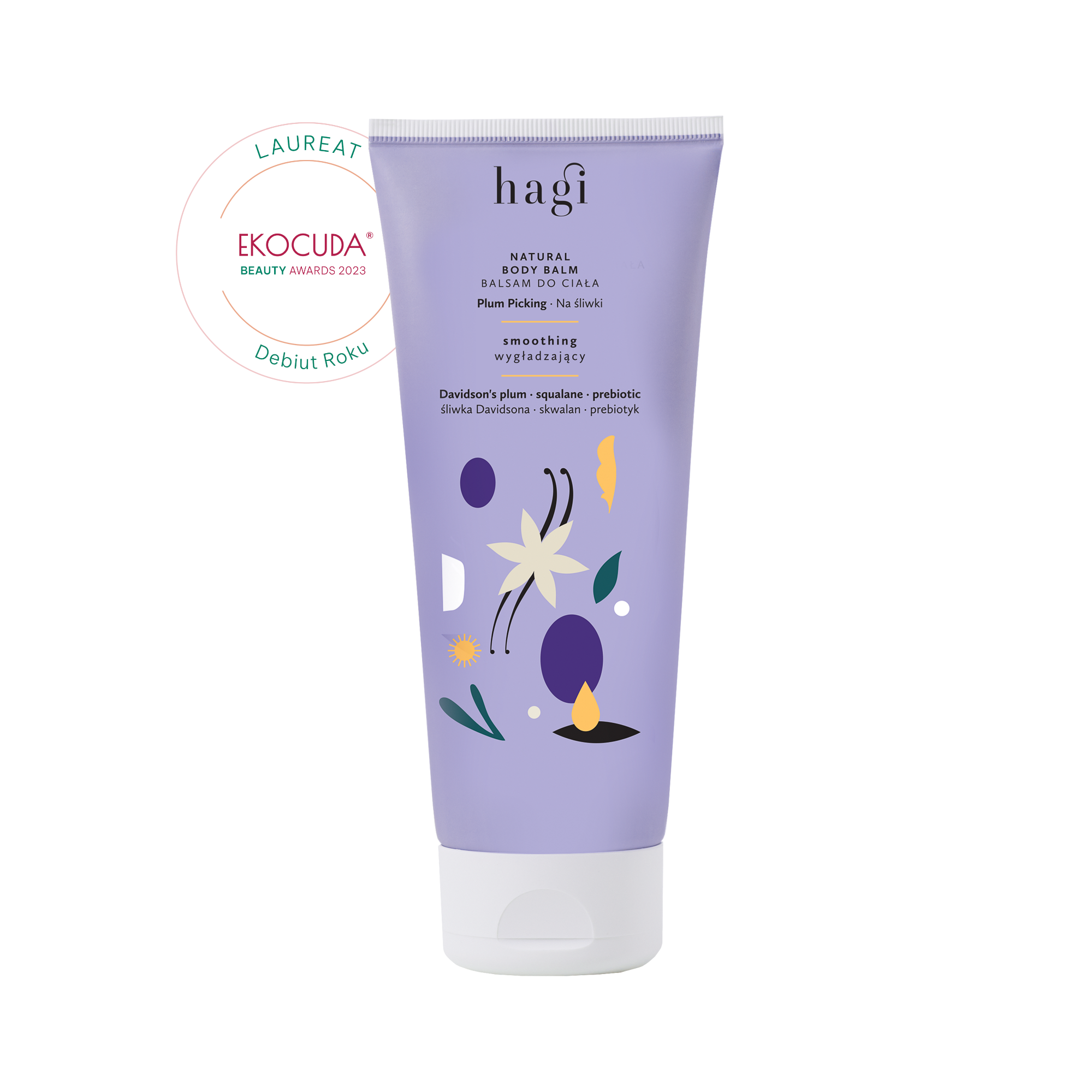 Wygładzający balsam do ciała Na Śliwki | Hagi