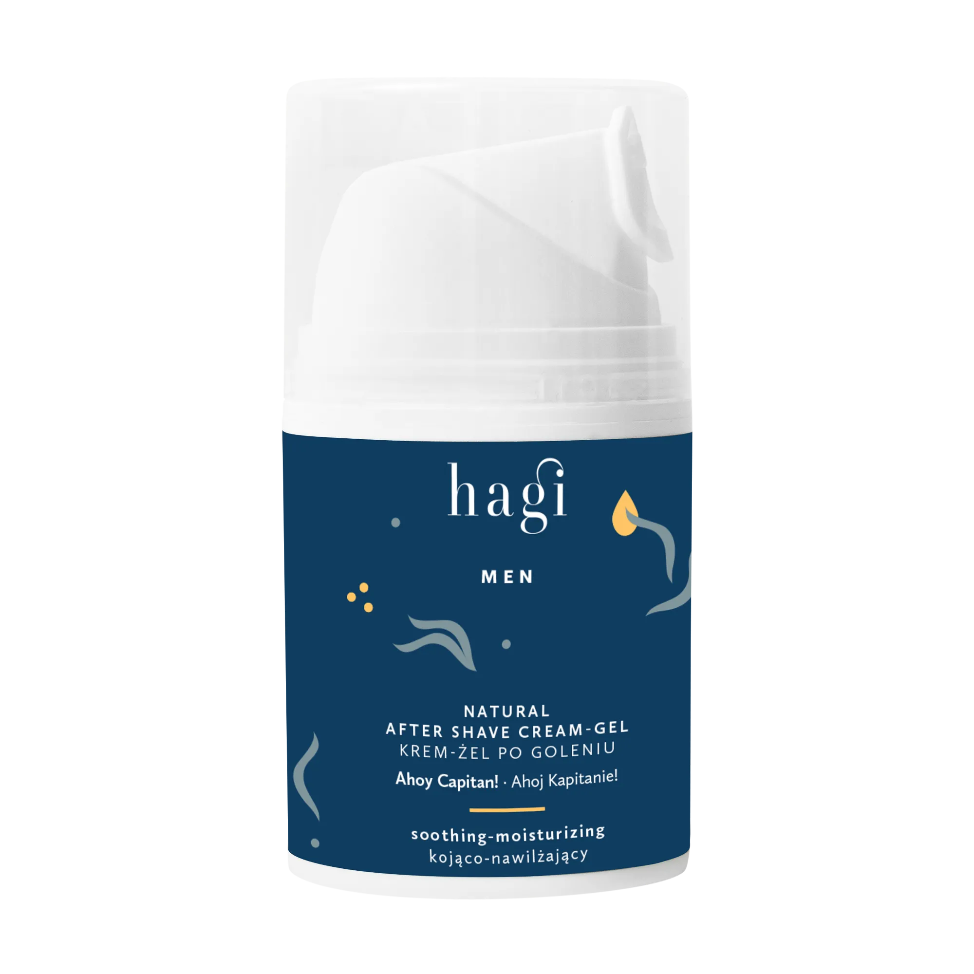Ahoj Kapitanie | nawilżający krem-żel do twarzy | 50 ml | Hagi