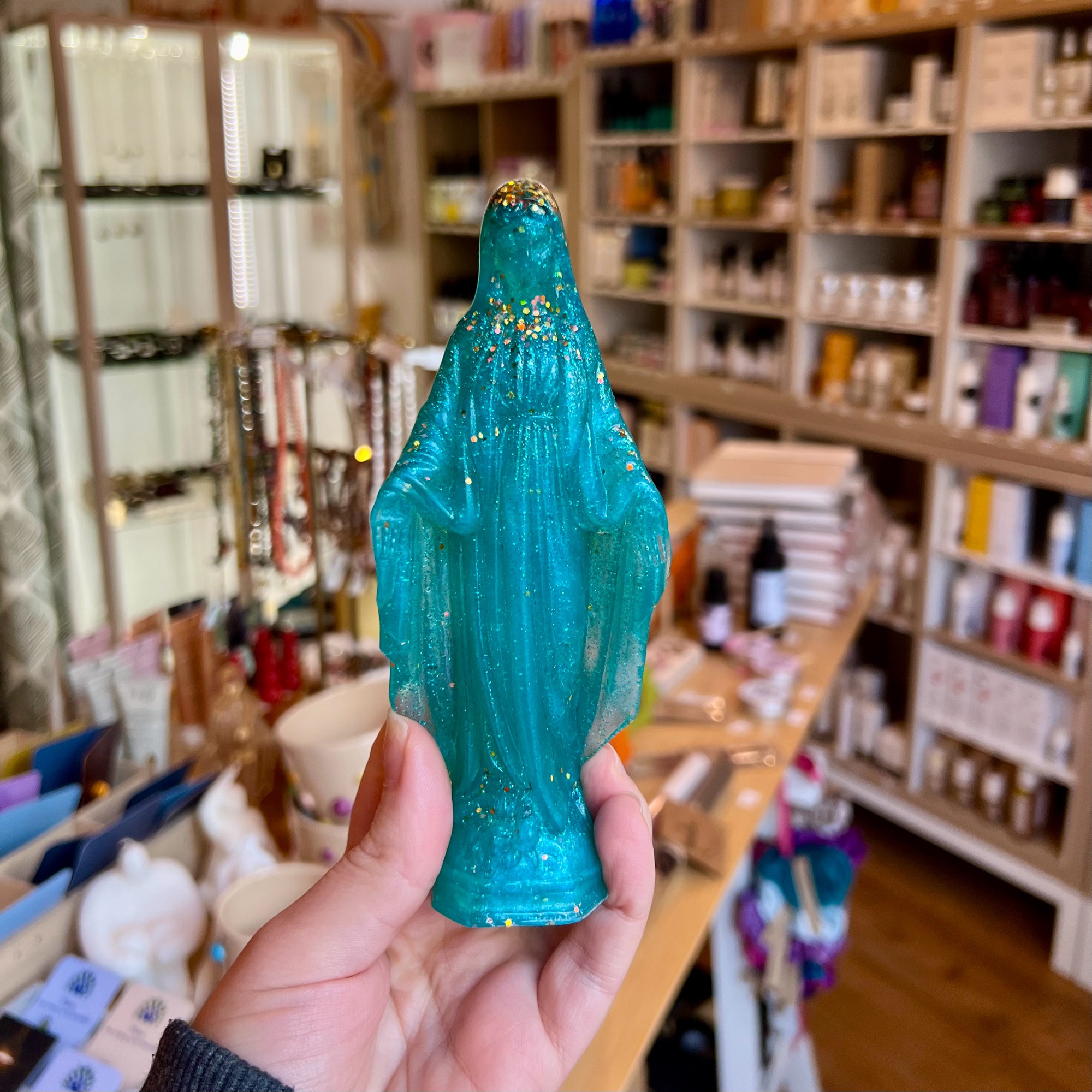 Figurka Matka Boska Confetti Turkus | her holliness
