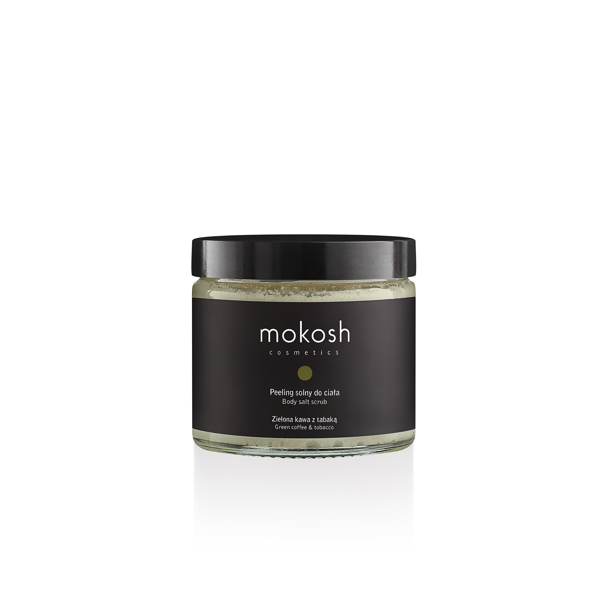 Peeling solny do ciała Zielona kawa z tabaką | 300g | Mokosh