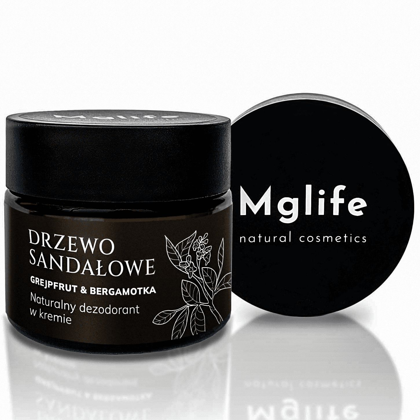 Drzewo Sandałowe | Naturalny Dezodorant w Kremie | 50 ml | Mglife