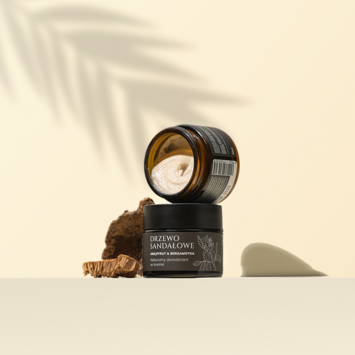 Drzewo Sandałowe | Naturalny Dezodorant w Kremie | 50 ml | Mglife