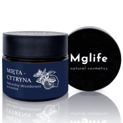 Mięta-Cytryna | Naturalny Dezodorant w Kremie | 50 ml | Mglife