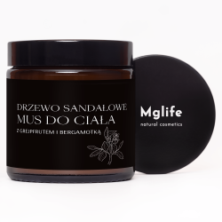 Drzewo sandałowe mus do ciała | 120ml | Mglife
