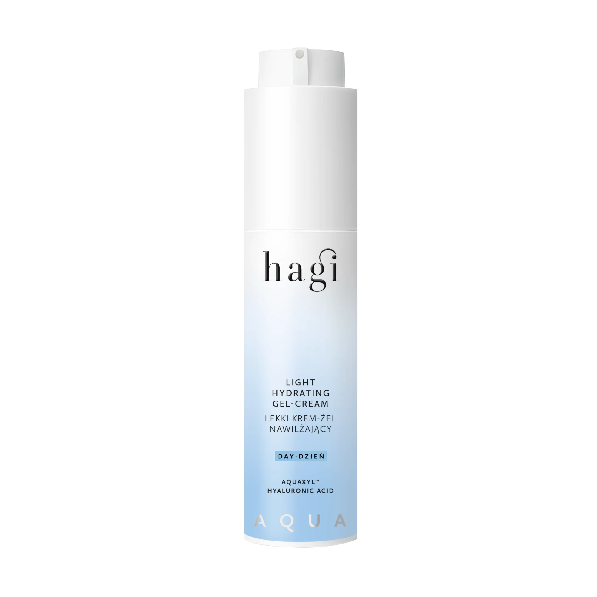 Aqua – lekki krem-żel nawilżający z kwasem hialuronowym i Aquaxyl™ | 50 ml | Hagi
