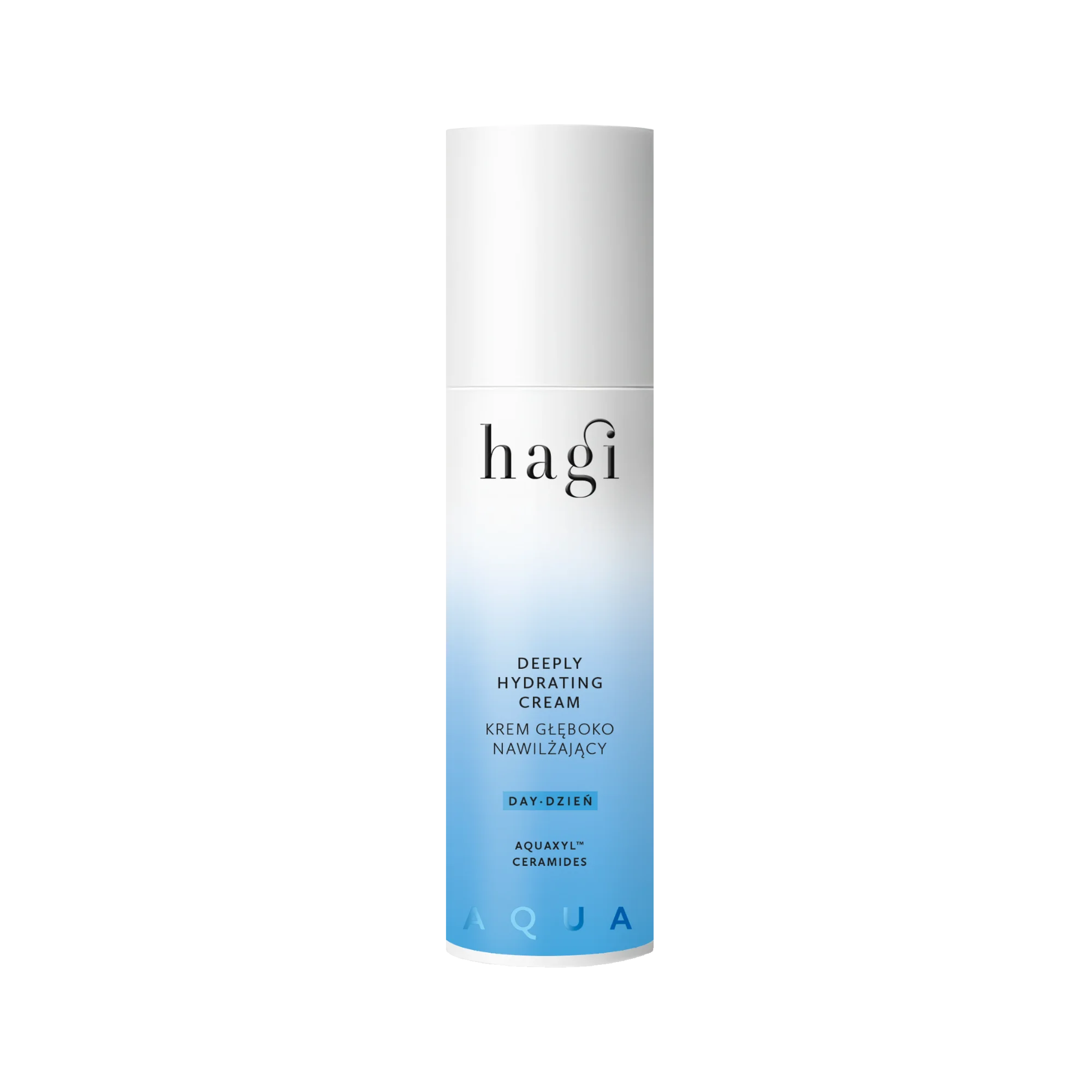 Aqua – krem głęboko nawilżający na dzień z ceramidami i Aquaxyl™ | 50 ml | Hagi