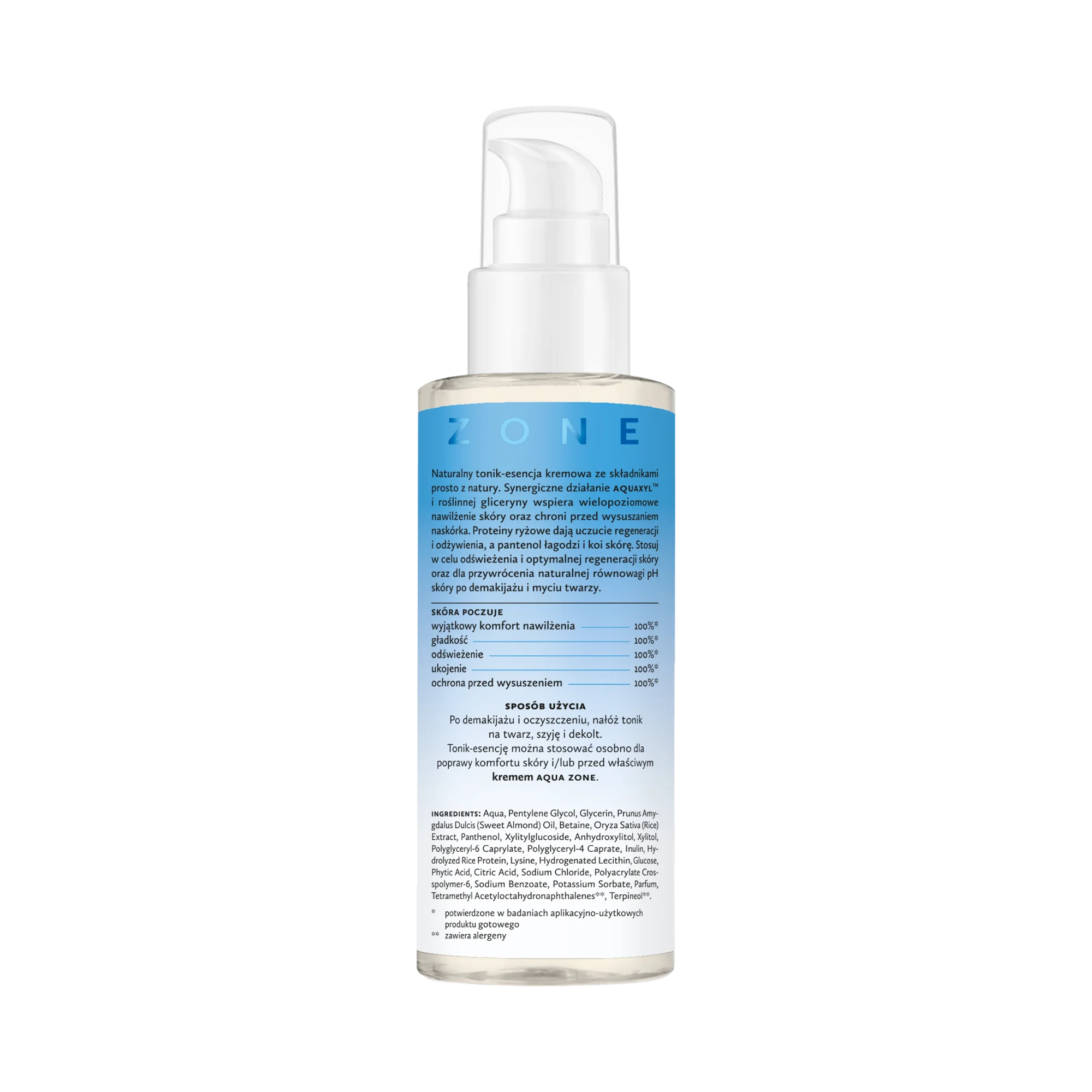 Aqua – esencja-tonik do twarzy z Aquaxyl™ i pantenolem | 150 ml | Hagi