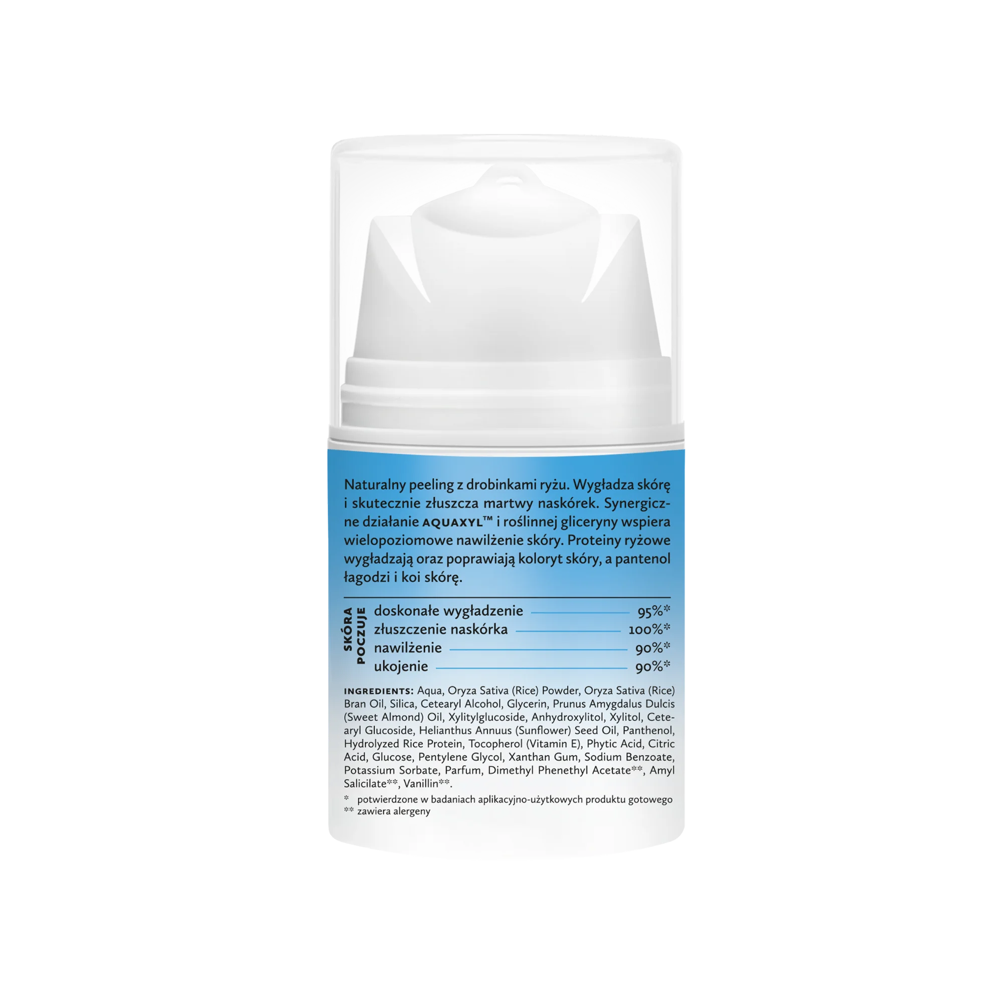 Peeling do twarzy z ryżem i Aquaxyl™ | 50 ml | Hagi Aqua Zone