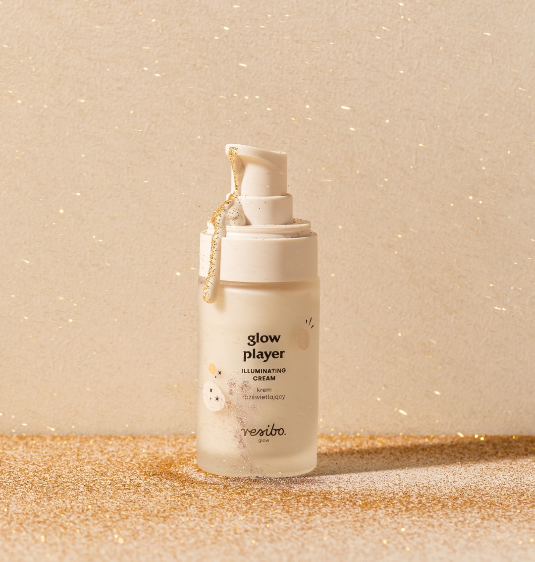 Glow Player krem rozświetlający | 30ml | Resibo