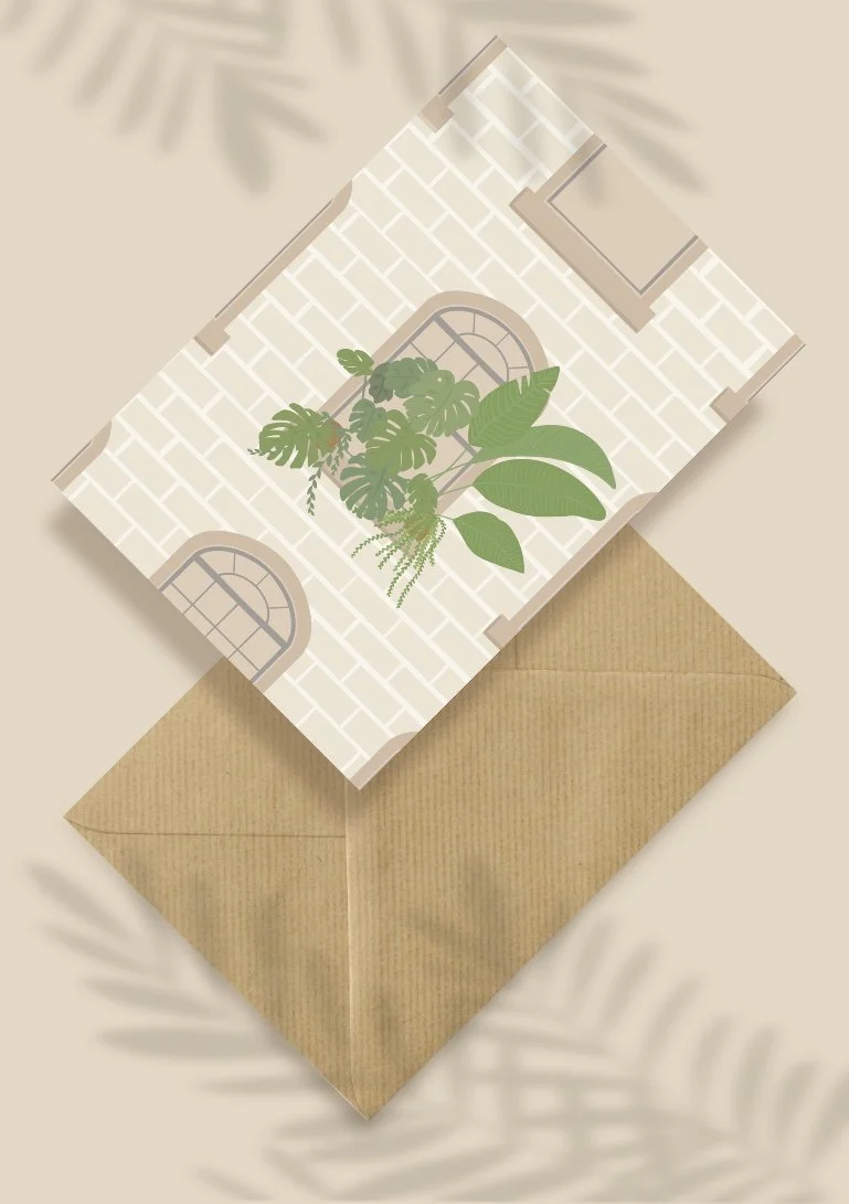 Kartka okolicznościowa "Parapetówka" | Pink Pug