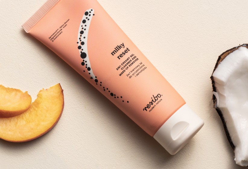 Milky Reset 2w1 kremowy żel do oczyszczania i demakijażu | 100ml | Resibo