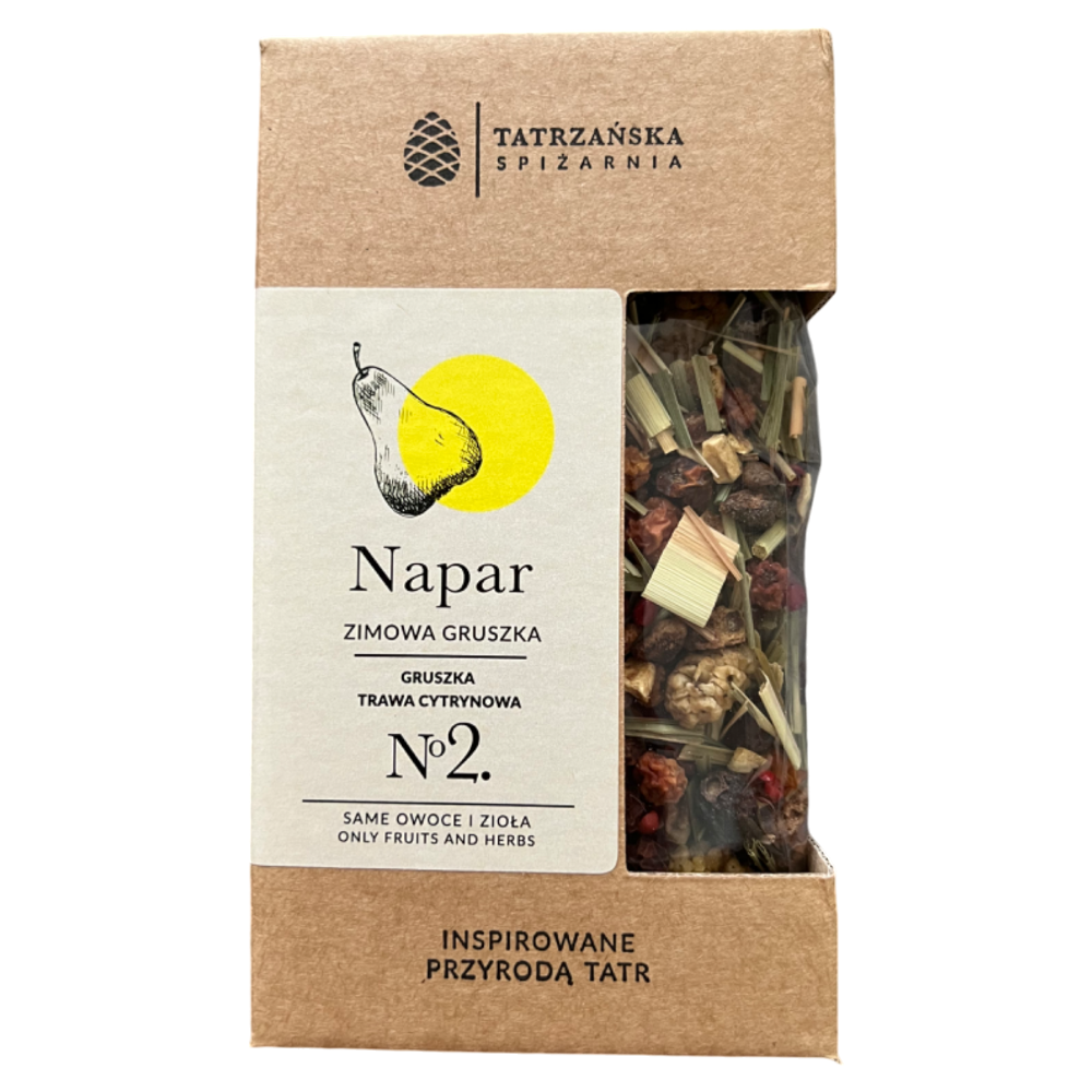 Napar Zimowa Gruszka – owocowa mieszanka rozgrzewająca | 100 g | Tatrzańska Spiżarnia