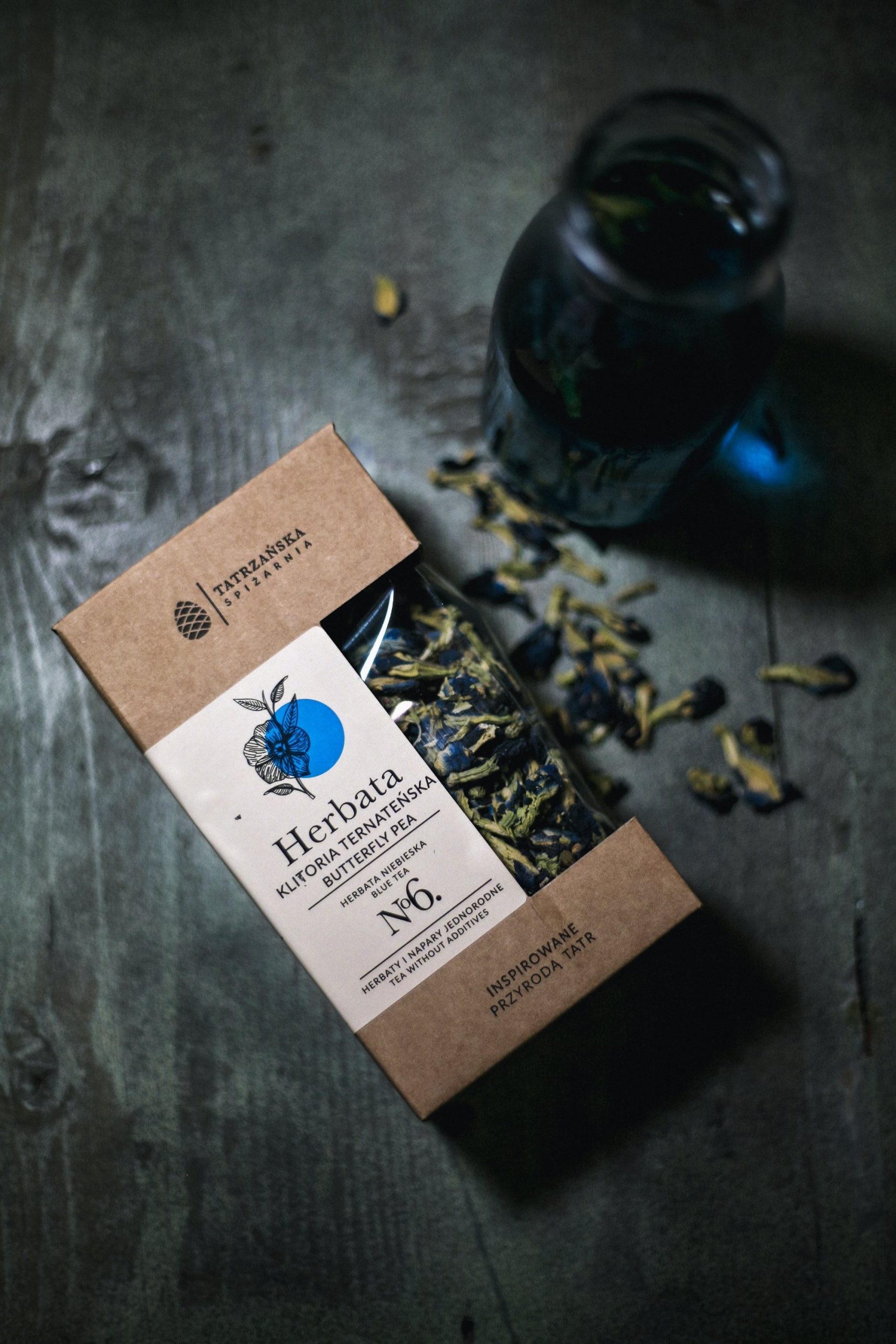 Niebieska herbata klitoria ternateńska Butterfly Pea | 20 g