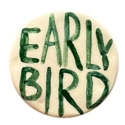 Ceramiczny Magnes na Lodówkę "EARLY BIRD"