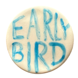 Ceramiczny Magnes na Lodówkę "EARLY BIRD"