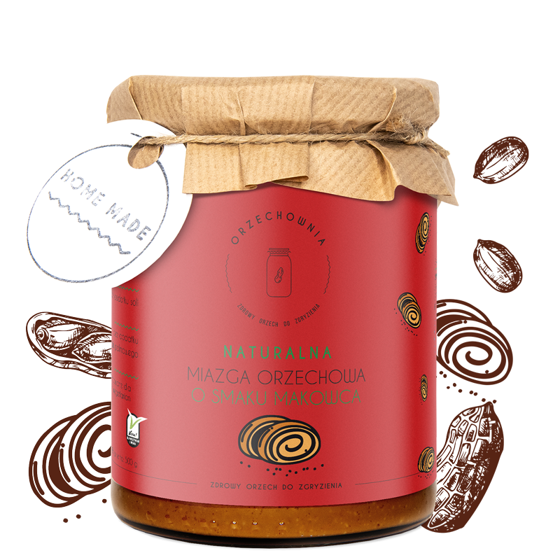 Miazga o smaku makowca 500 g | Orzechownia