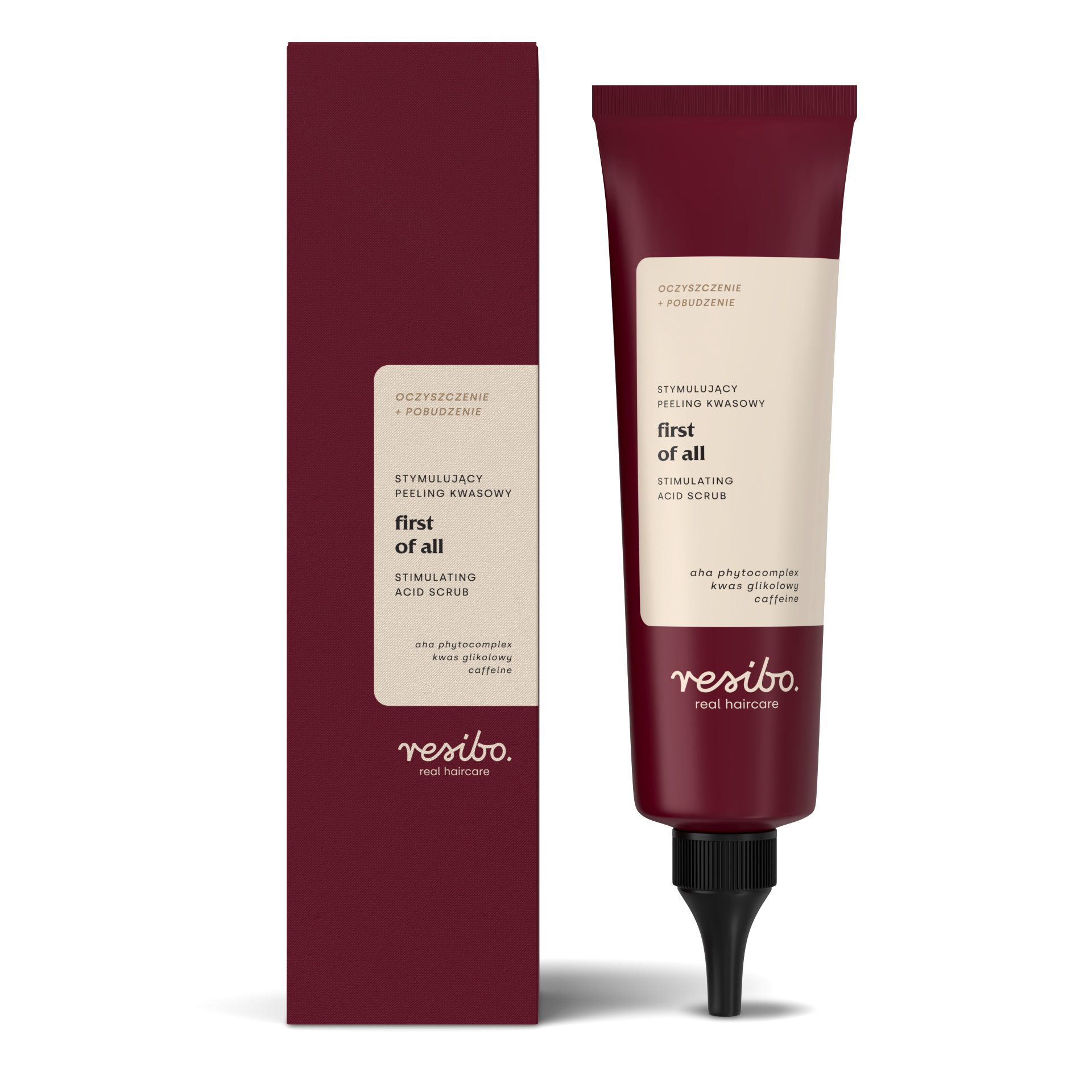 FIRST OF ALL stymulujący peeling kwasowy | 100ml | Resibo