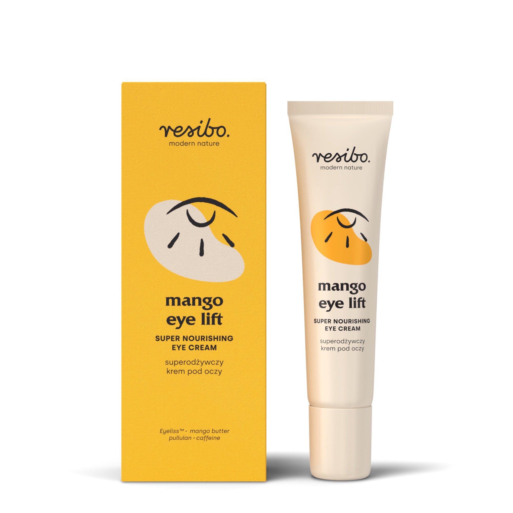 Mango Eye Lift superodżywczy krem pod oczy | 15ml | Resibo