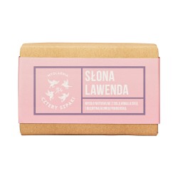 Słona Lawenda | Naturalne Mydło w Kostce | 110 g | 4 Szpaki