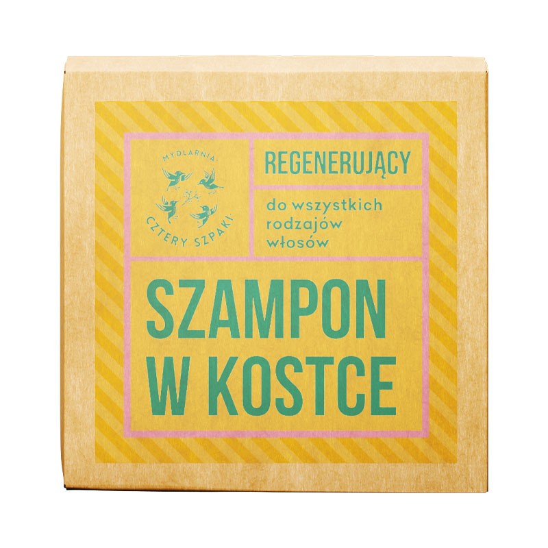 Regenerujący Szampon W Kostce - Eukaliptus Cytrynowy | 75g | 4 szpaki