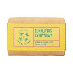 Eukaliptus Cytrynowy | Naturalne Mydło w Kostce | 110 g | 4 Szpaki