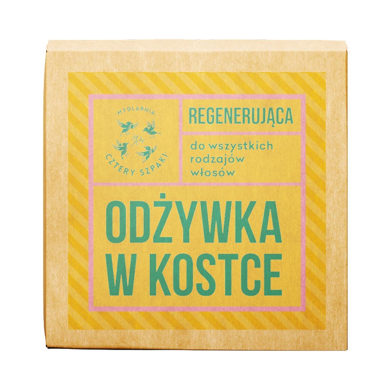 Regenerująca odżywka w kostce eukaliptus cytrynowy 75 g 4 Szpaki