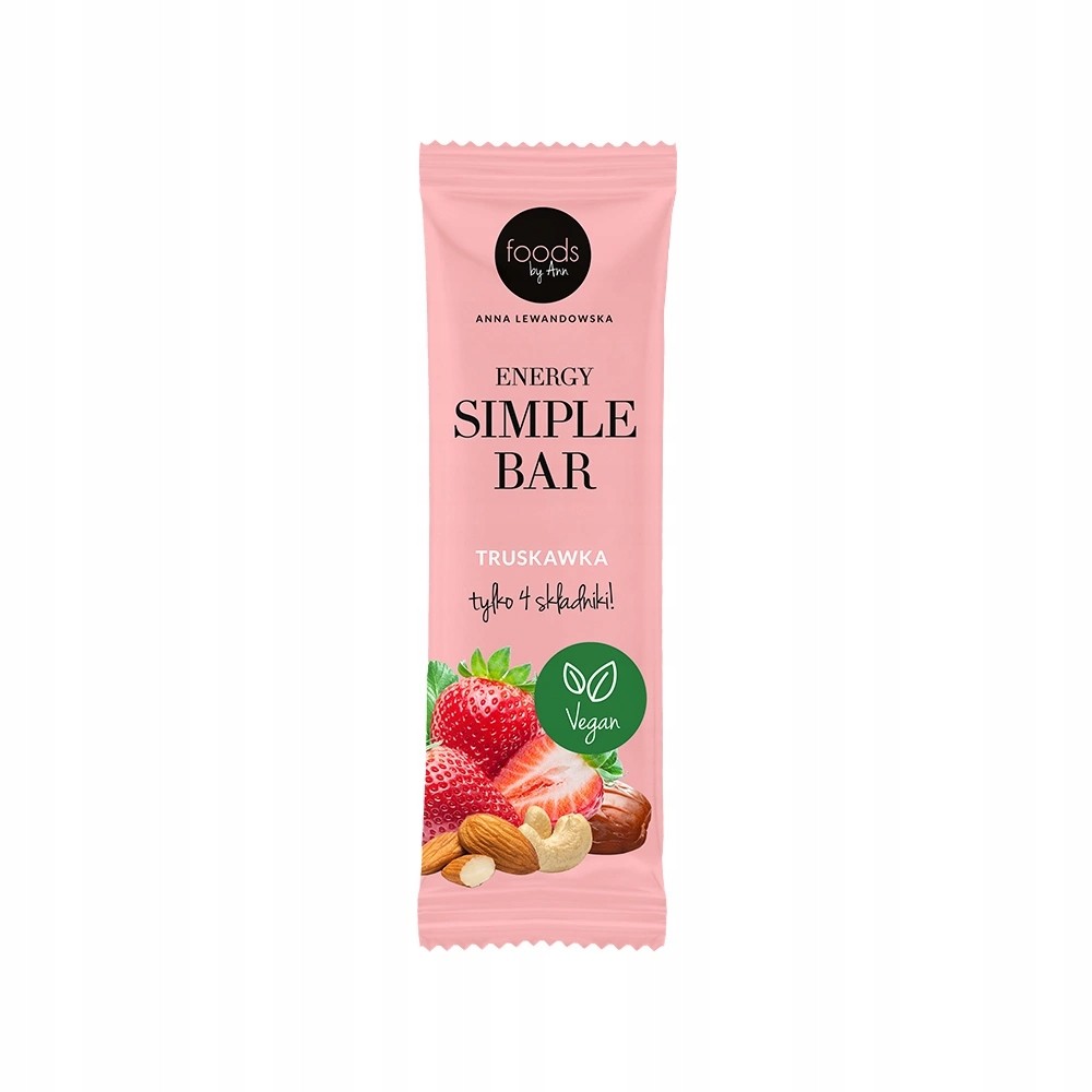 Energy Simple Bar Truskawka | 35 g | Foods by Ann