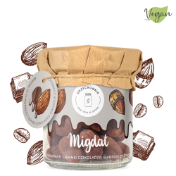 Migdały w ciemnej czekoladzie gianduia z espresso | Vegan | 150 g | Orzechownia