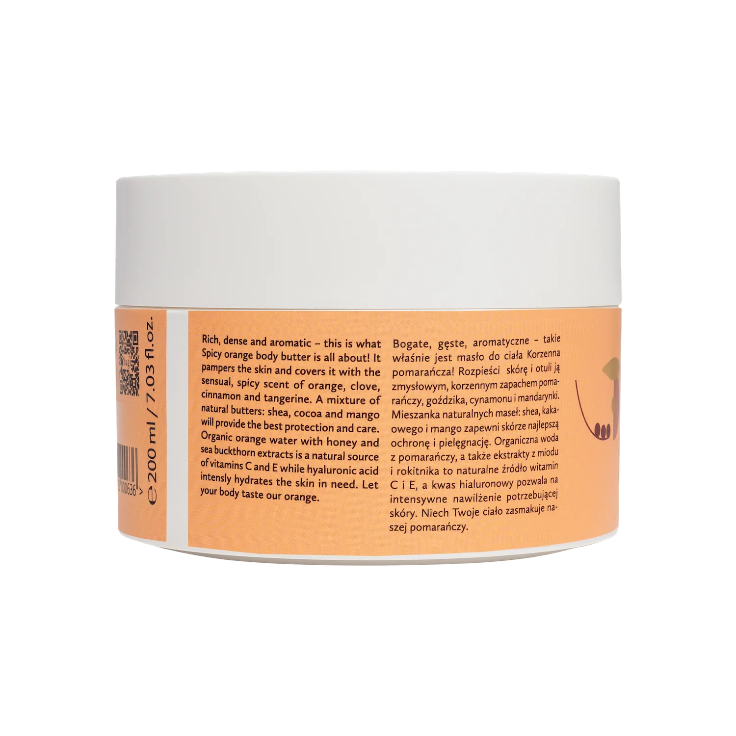 Masło do ciała Korzenna Pomarańcza | regenerujące | 200 ml | Hagi