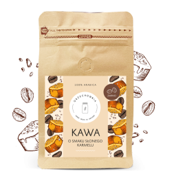 Kawa ziarnista o smaku słonego karmelu | 200 g | Orzechownia