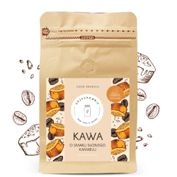 Kawa mielona o smaku słonego karmelu | 200 g | Orzechownia