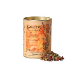 ROZGRZEJ SIĘ | Herbatka ziołowa z lawendą | 60 g, Dworzysk