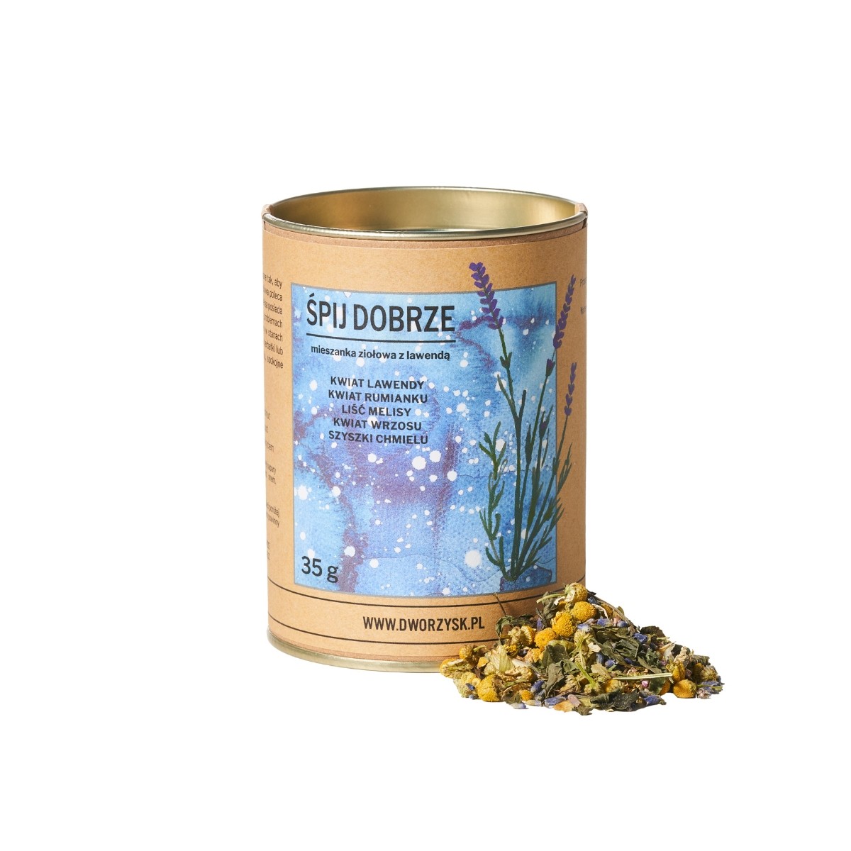Śpij Dobrze | Herbatka ziołowa | 35 g | Dworzysk