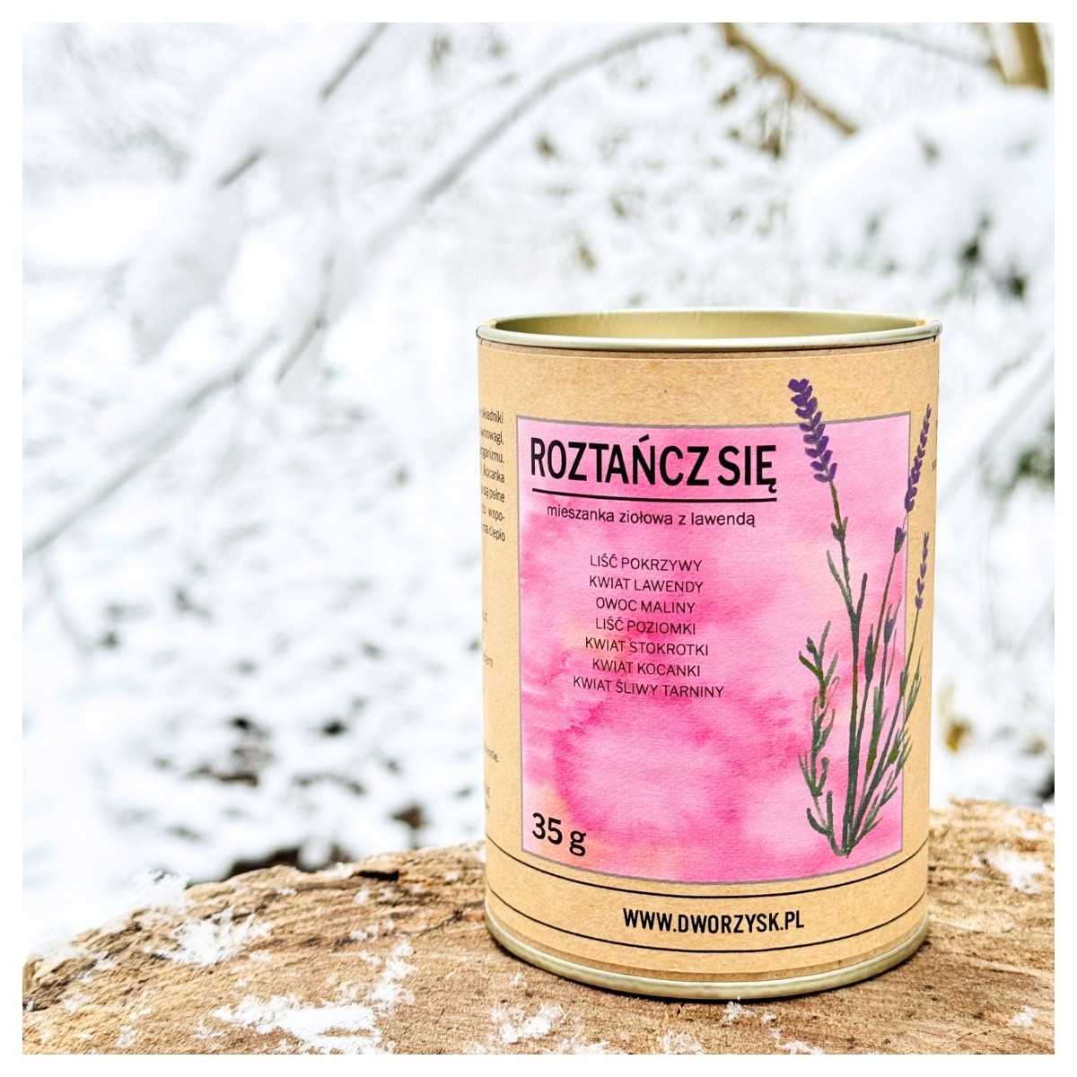 ROZTAŃCZ SIĘ | Herbatka ziołowa z lawendą | 35 g, Dworzysk