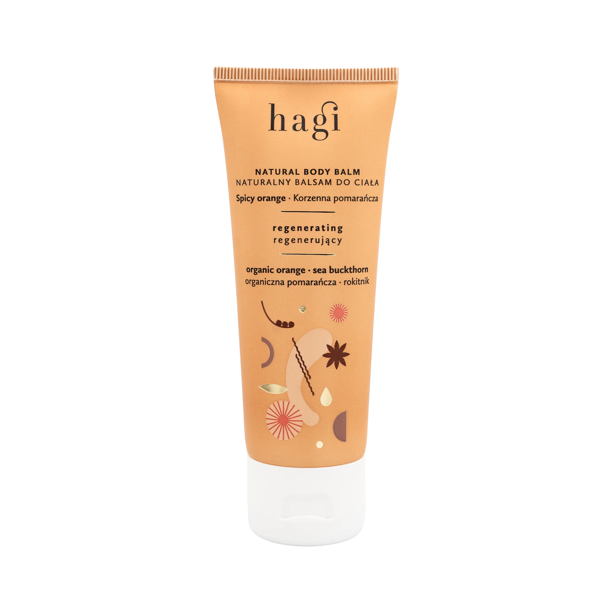 Balsam do ciała regenerujący – Korzenna Pomarańcza (try-me size) | 75 ml | Hagi