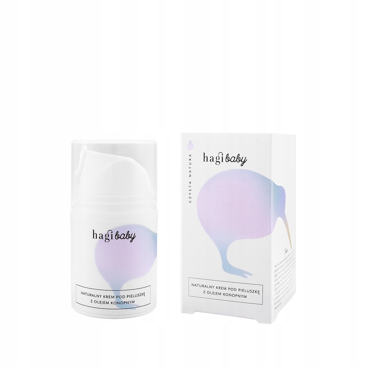 Krem pod pieluszkę z olejem konopnym | 50 ml | Hagi Baby