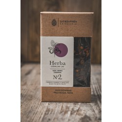 Herbata Góralski Las | czarna z owocami leśnymi i hibiskusem | 100 g, Tatrzańska Spiżarnia