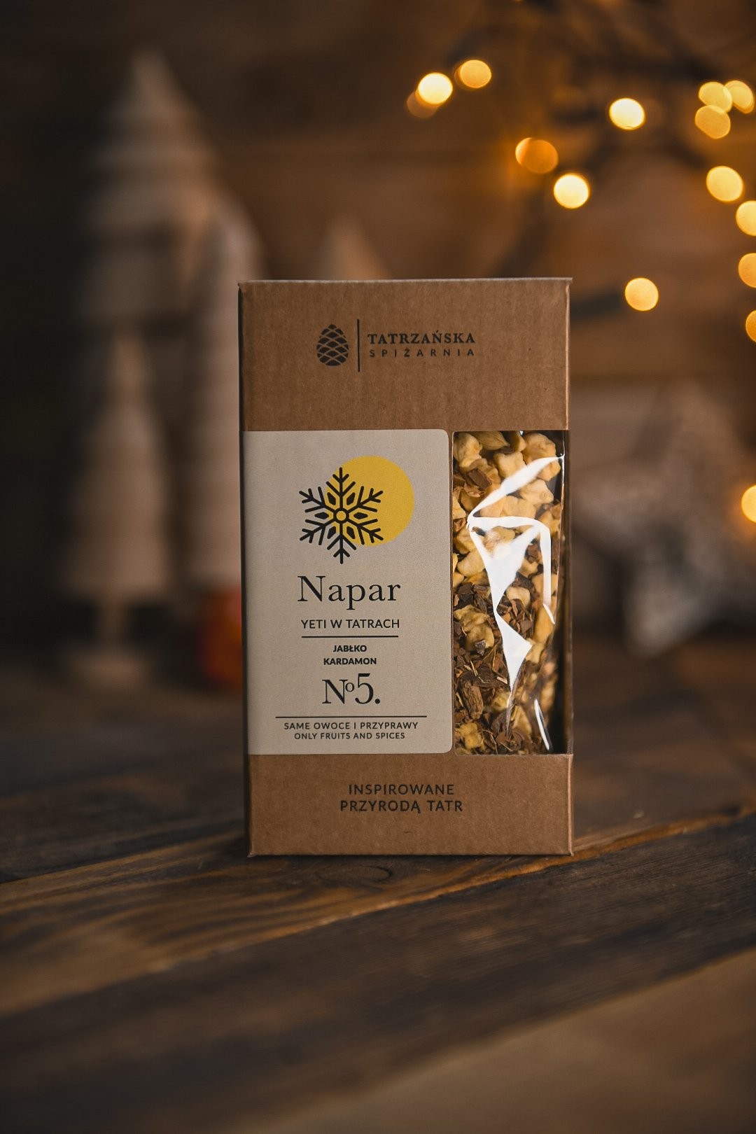 Napar Yeti w Tatrach | jabłko, cynamon, imbir, kardamon | 120 g