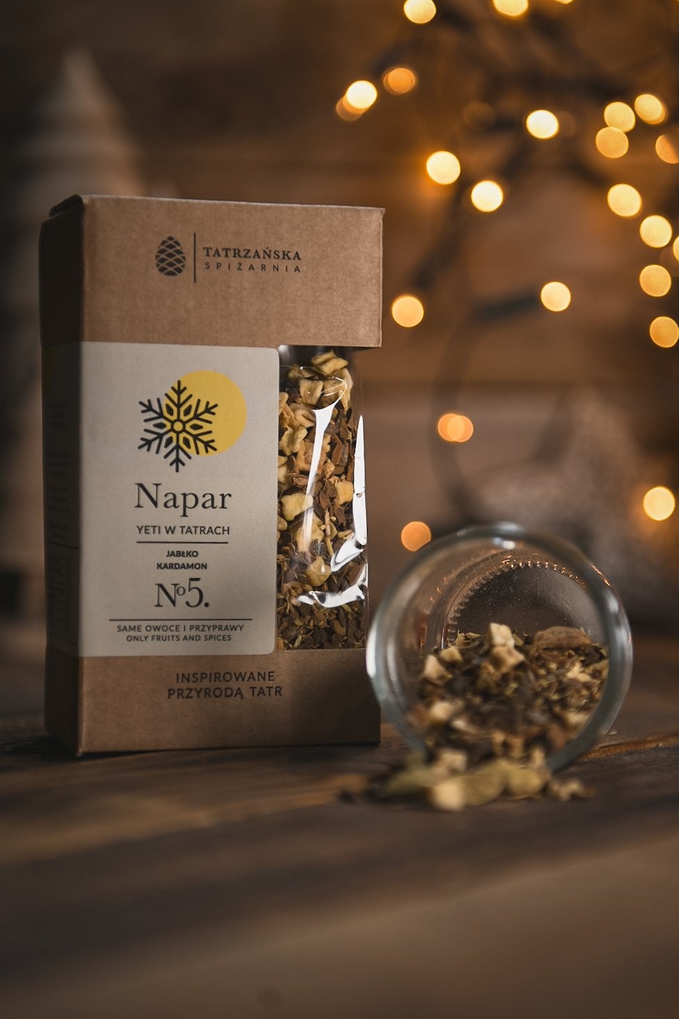 Napar Yeti w Tatrach | jabłko, cynamon, imbir, kardamon | 120 g