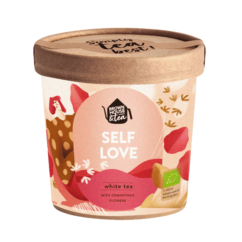 ✨ Self Love | Biała herbata z kwiatami osmantusa | 40 g | Brown House & Tea ✨
