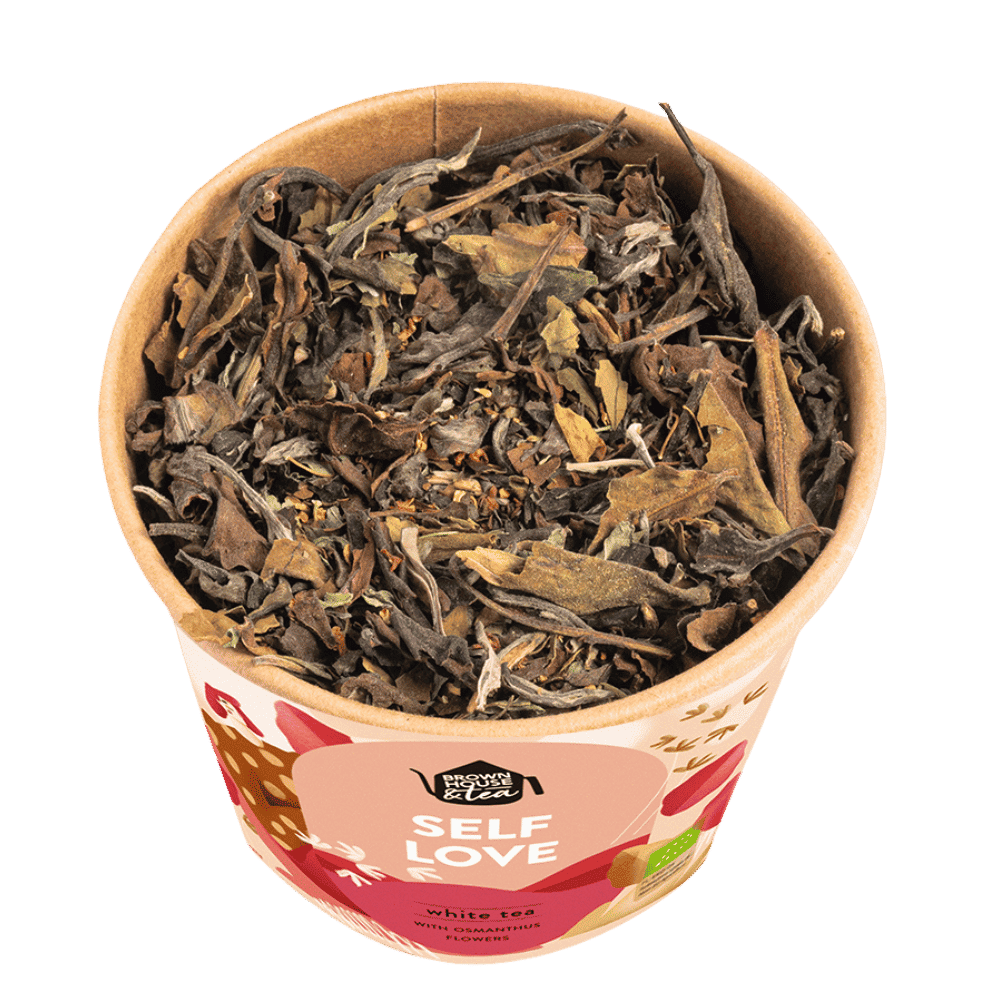 ✨ Self Love | Biała herbata z kwiatami osmantusa | 40 g | Brown House & Tea ✨
