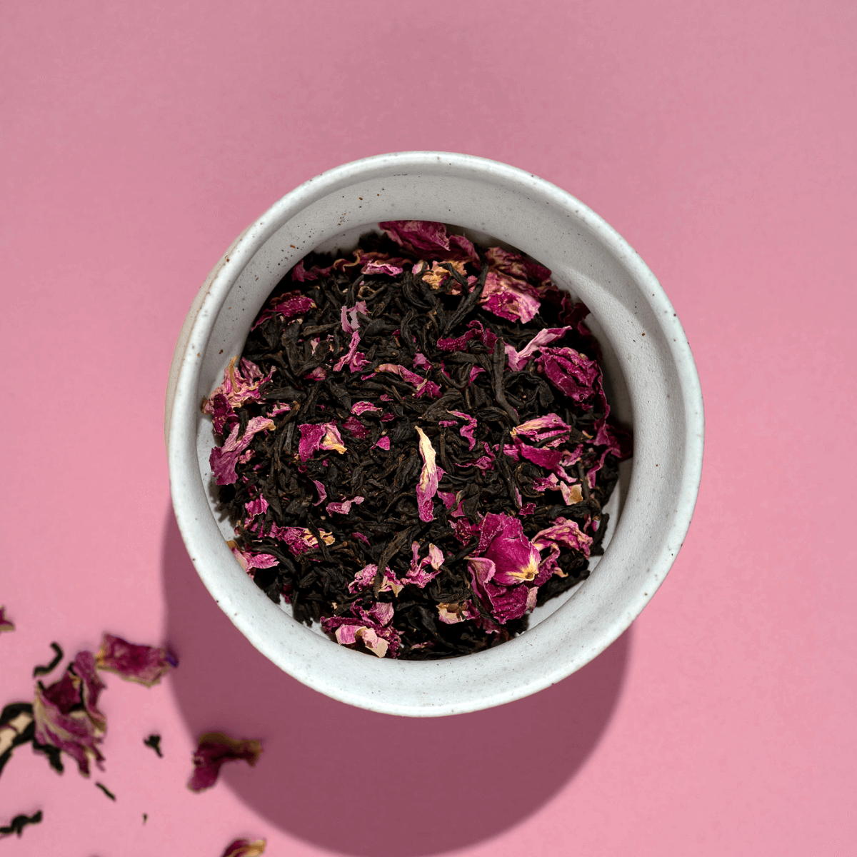 BLACK TEA & ROSE | Czarna herbata z płatkami róży | 50 g | Brown House & Tea